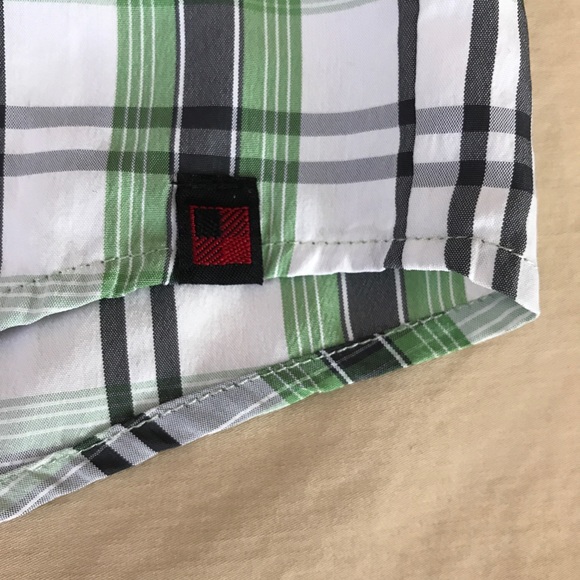 Woolrich Mens Western Snap Shirt XL Green Plaid - Picture 7 of 8